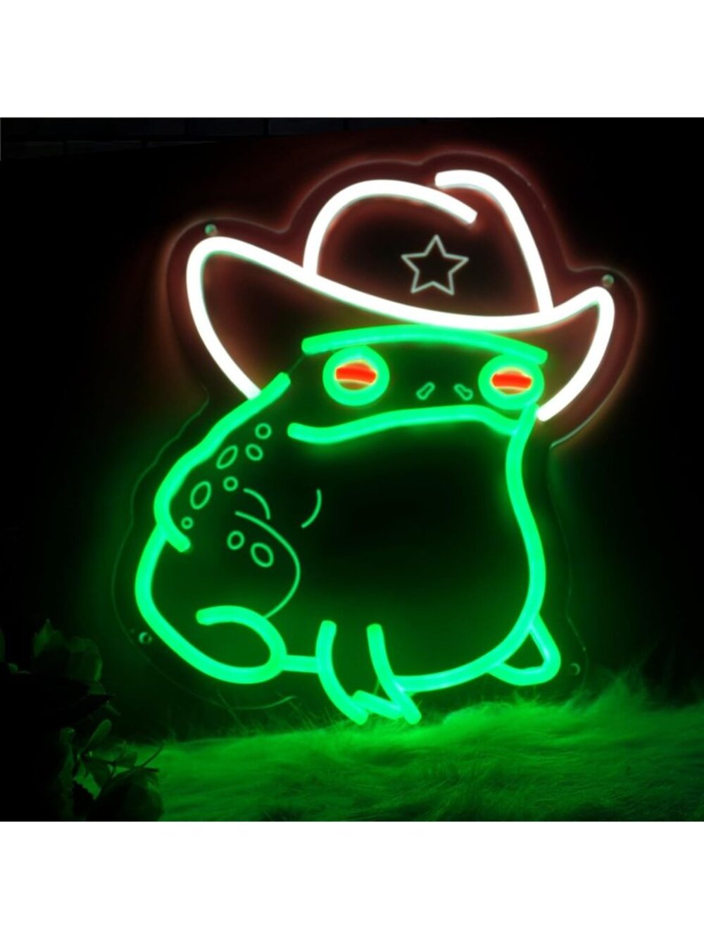 Frog LED Neon Sign Dimmable LED Light Frog Neon Light Sign Zoophile Girly Theme